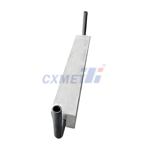Aluminium Anode Wocheperako Wokhala Ndi Nyanga Ya Ng'ombe Yoyika Tubular